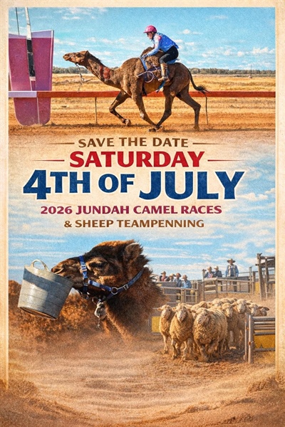 Jundah Camel Races, Golf &Tri.