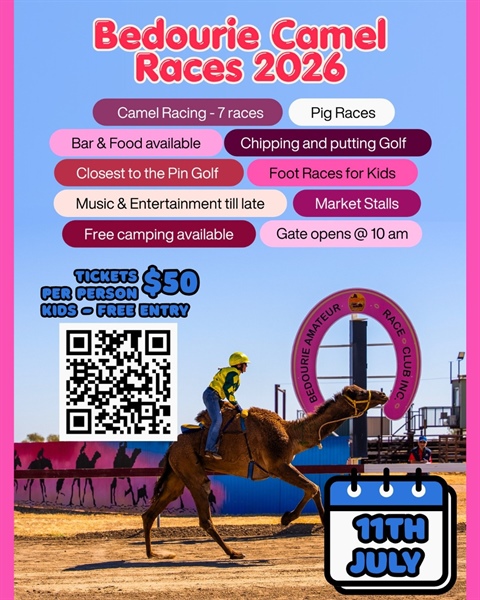 Bedourie Camel & Pig Races