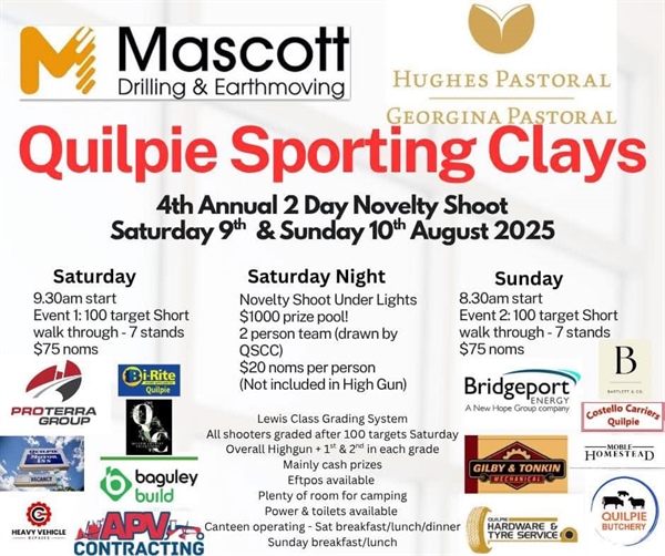 Quilpie Sporting Clays Annual Carnival