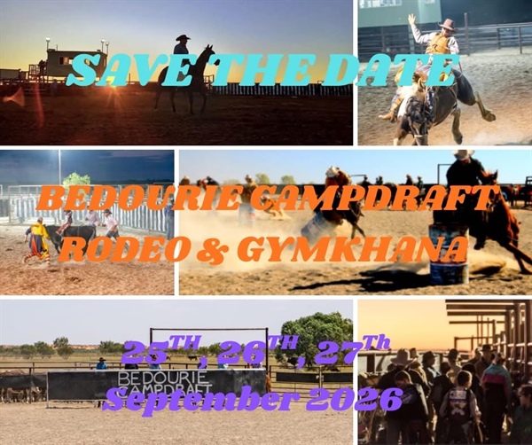 Bedourie Campdraft Gymkhana Rodeo