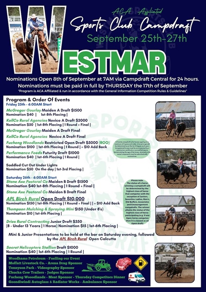 Westmar Campdraft