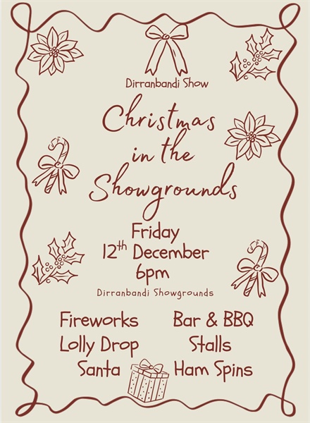 Dirran Christmas in Showgrounds