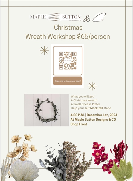 Mitchell Wreath Workshop