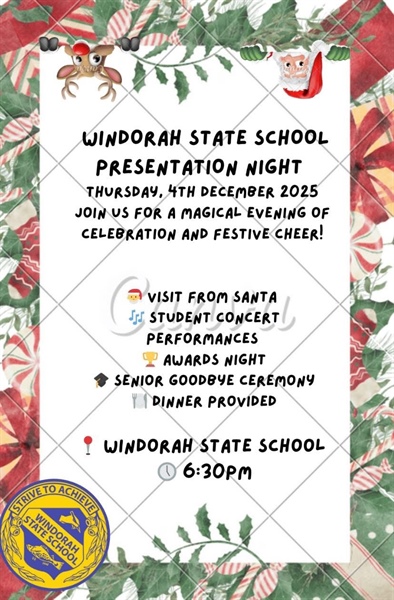 Windorah Presentation Night