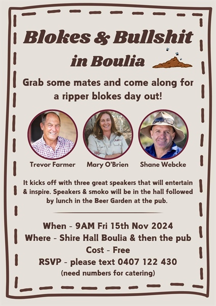 Boulia Blokes & Bullshit