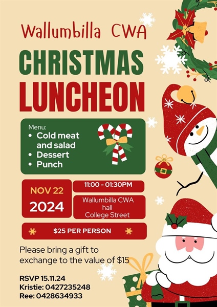 Wallumbilla Christmas Luncheon