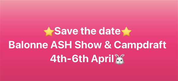 Balonne Branch ASH Campdraft/Show