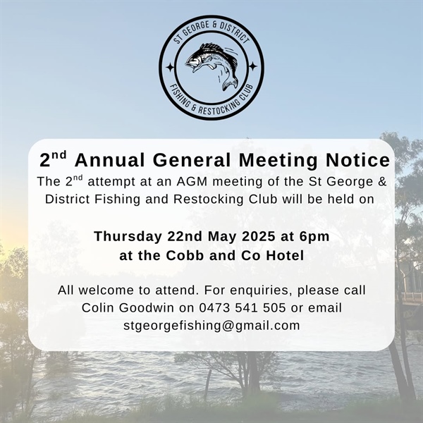 StG Fishing Club AGM
