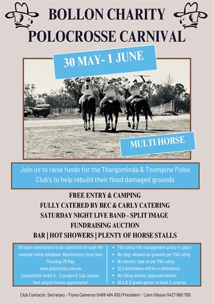 Bollon Charity Polocrosse