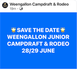 Weengallon Jnr Campdraft Rodeo