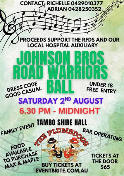 Tambo Road Warriors Ball
