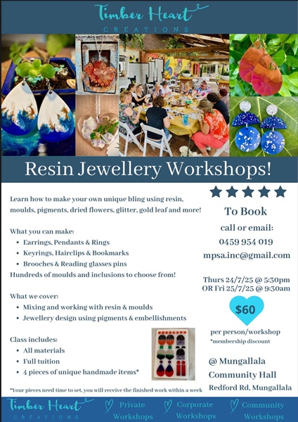 Mungallala Resin Workshop