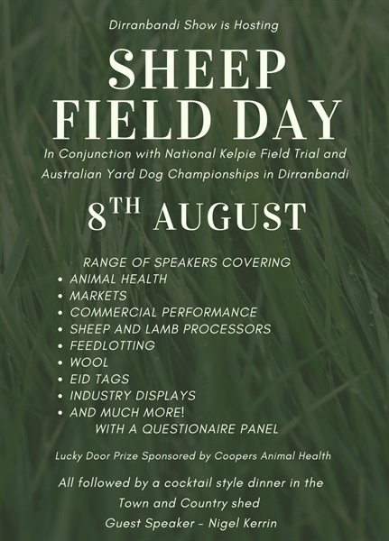 Dirran Sheep Field Day