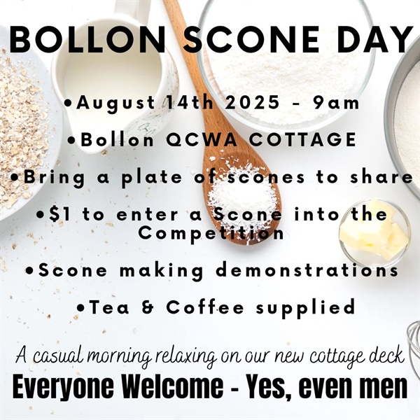 Bollon QCWA Scone Day