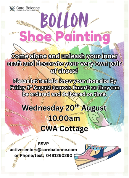 Bollon Shoe Painting