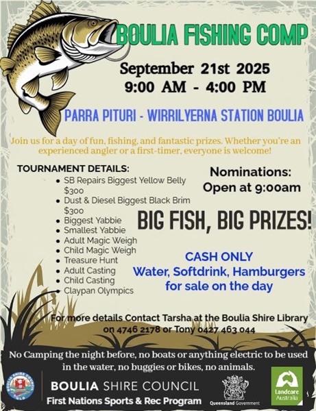 Boulia Fishing Comp