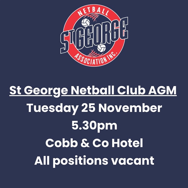 StG Netball AGM