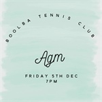 Boolba Tennis Club AGM