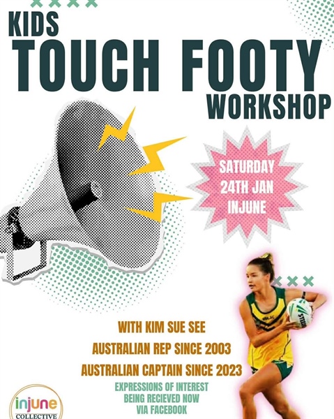 Injune Jnr Touch Footy Clinic