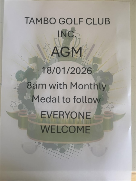 Tambo Golf AGM