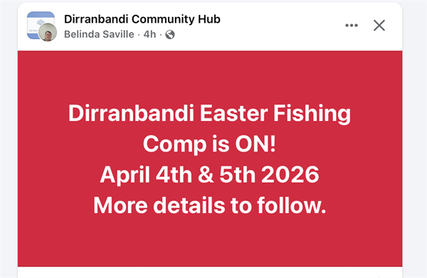 Dirranbandi Fishing Competition