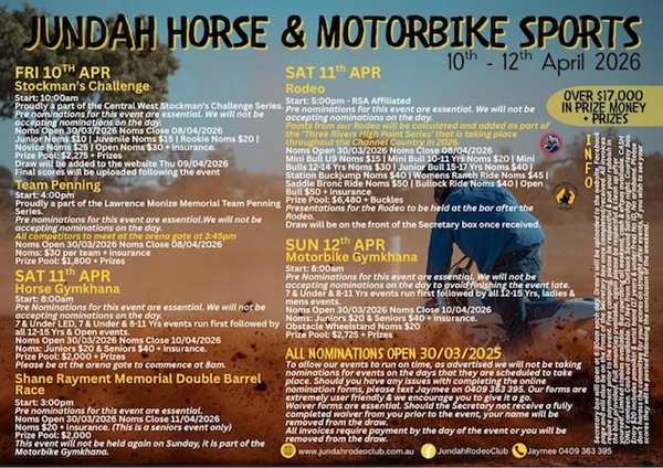Jundah Horse Motorbike Sports