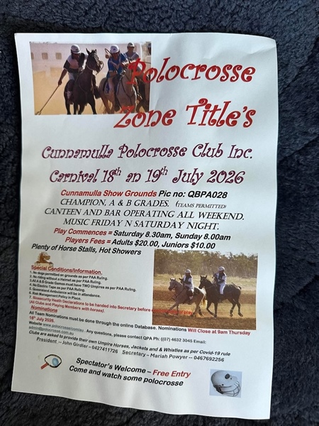 Cunnamulla Polocrosse