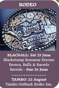Blackall Rodeo Barrels