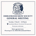 Dirran Show Meeting