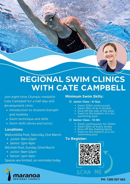 Wallumbilla Mitchell Swim Clinics