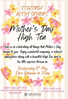 StG Seniors High Tea
