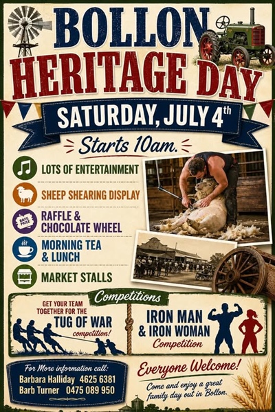 Bollon Heritage Day