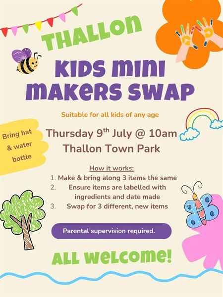 Thallon Kids Craft Swap