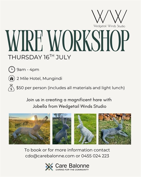 Mungindi Wire Workshop