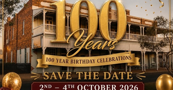 Quilpie Brick Hotel 100 yrs