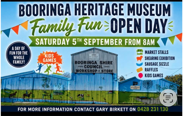 Mitchell Booringa Museum Open Day