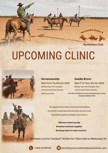 Noccundra Horsemanship Clinic