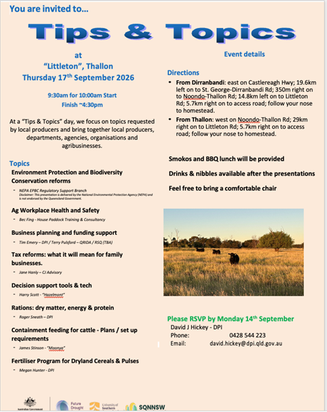 Thallon Tips & Topics