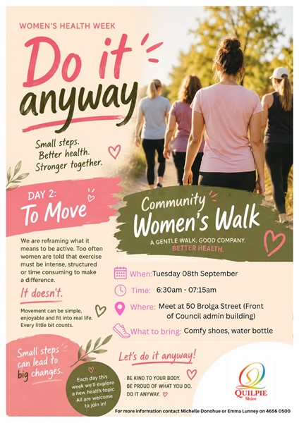 Quilpie Womens Walk